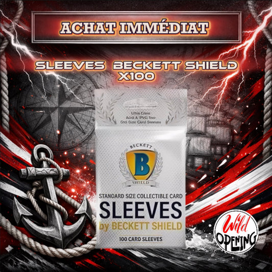 x 100 sleeves Beckett shield