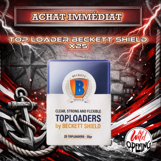 x25 Top Loaders Beckett Shield
