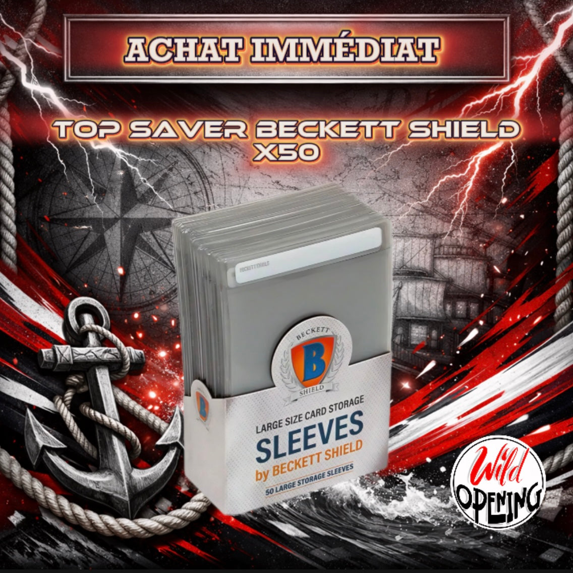 x50 TopSavers Beckett Shield