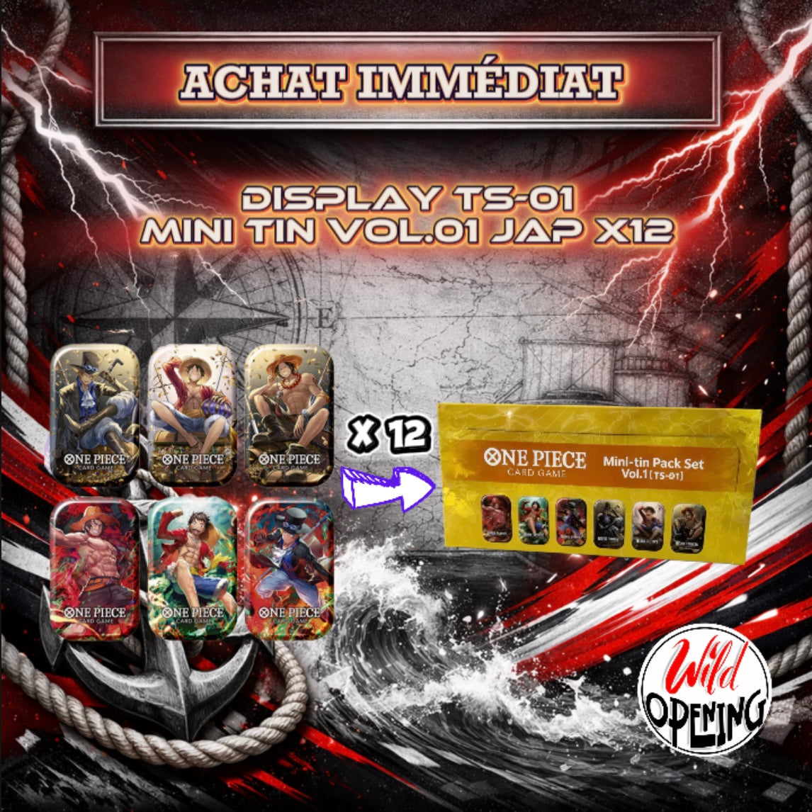 TS-01 Mini Tin Vol.1 for Asia / Display