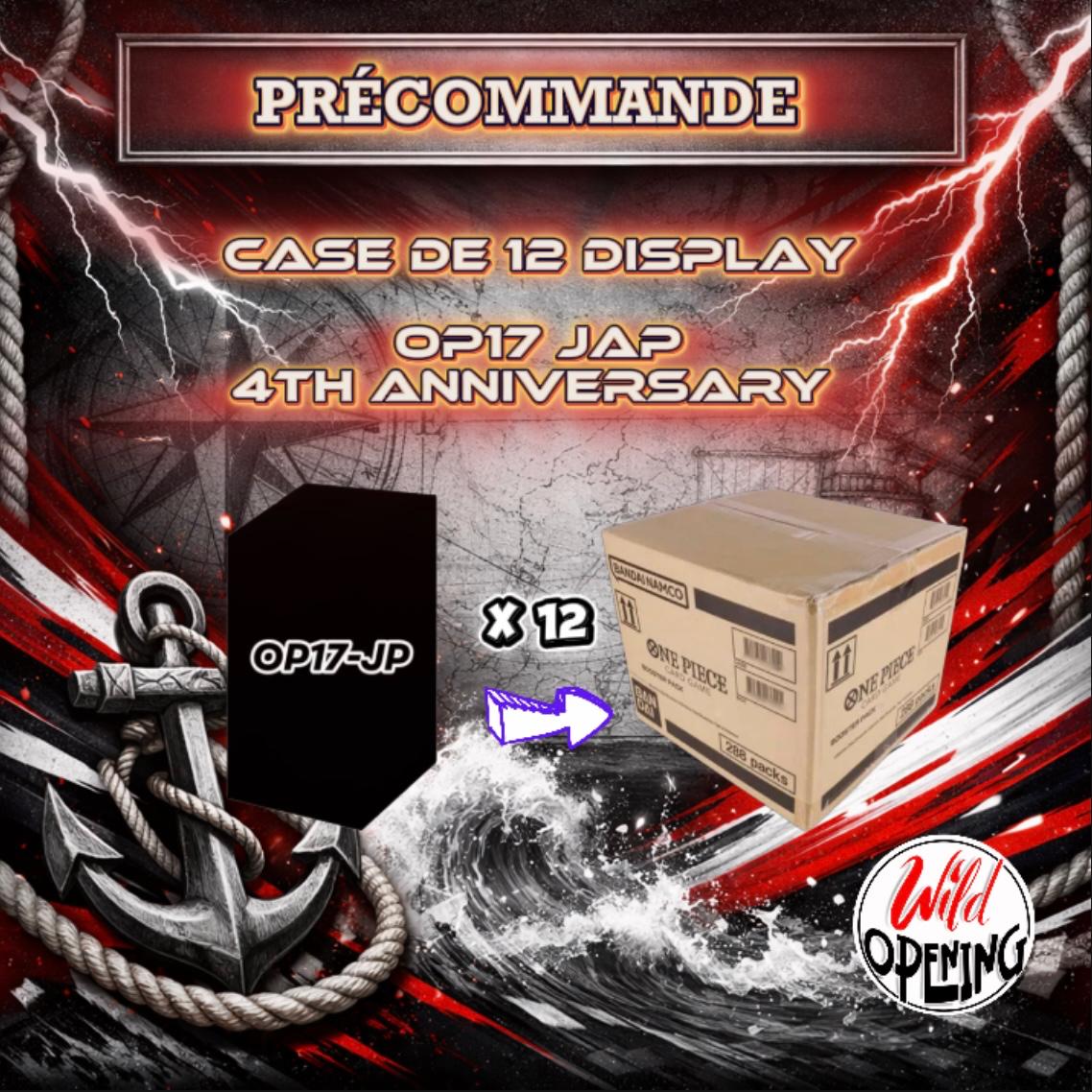 Précommande bientôt ouverte One Piece Card Game OP17 Sealed Case  Jap